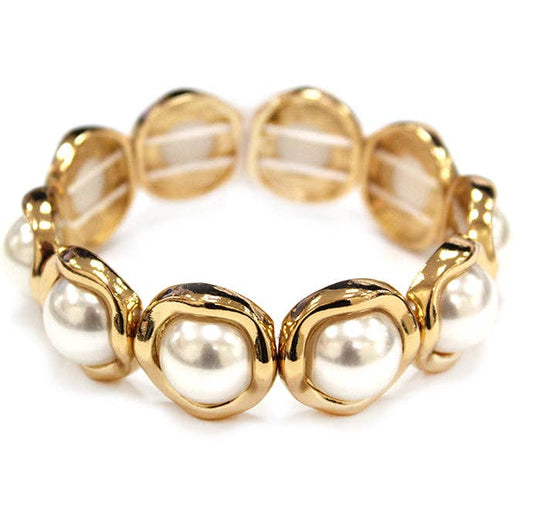 Water Pearl Stretch Bracelet