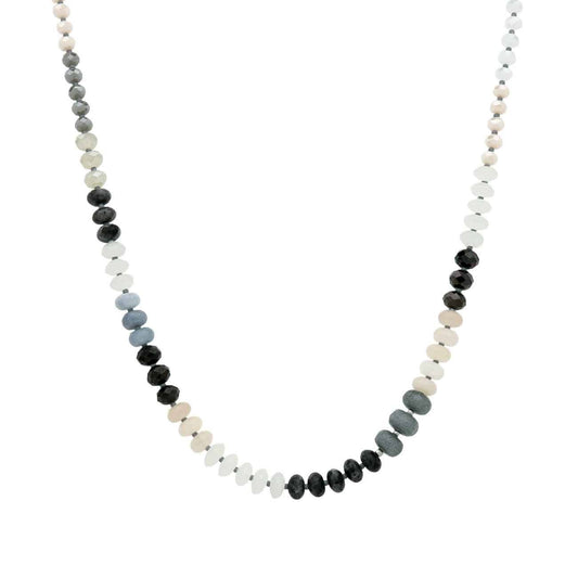 Grey Beaded Necklace